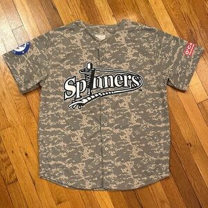Lowell Spinners Futures Collegiate Baseball League Digital Camouflage Jersey